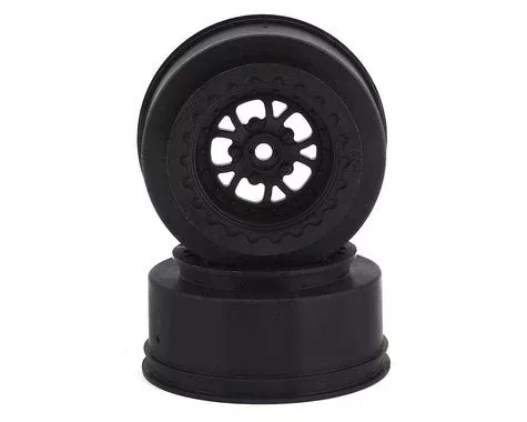 Pamona Drag Spec 3.0″ Black Wheels with 12mm Hex for 1/10 Drag Racing Rear (2) (PRO277603)