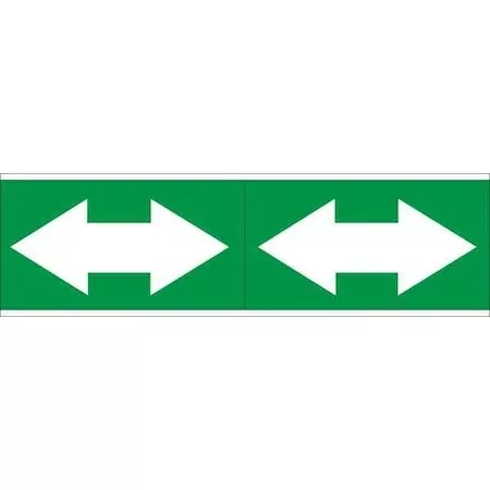 Pipe Marker,4in. H x12in. W,Vinyl, 93397