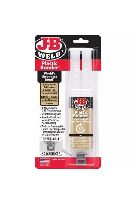 Plastic Bonder Epoxy Syringe, 25-ml