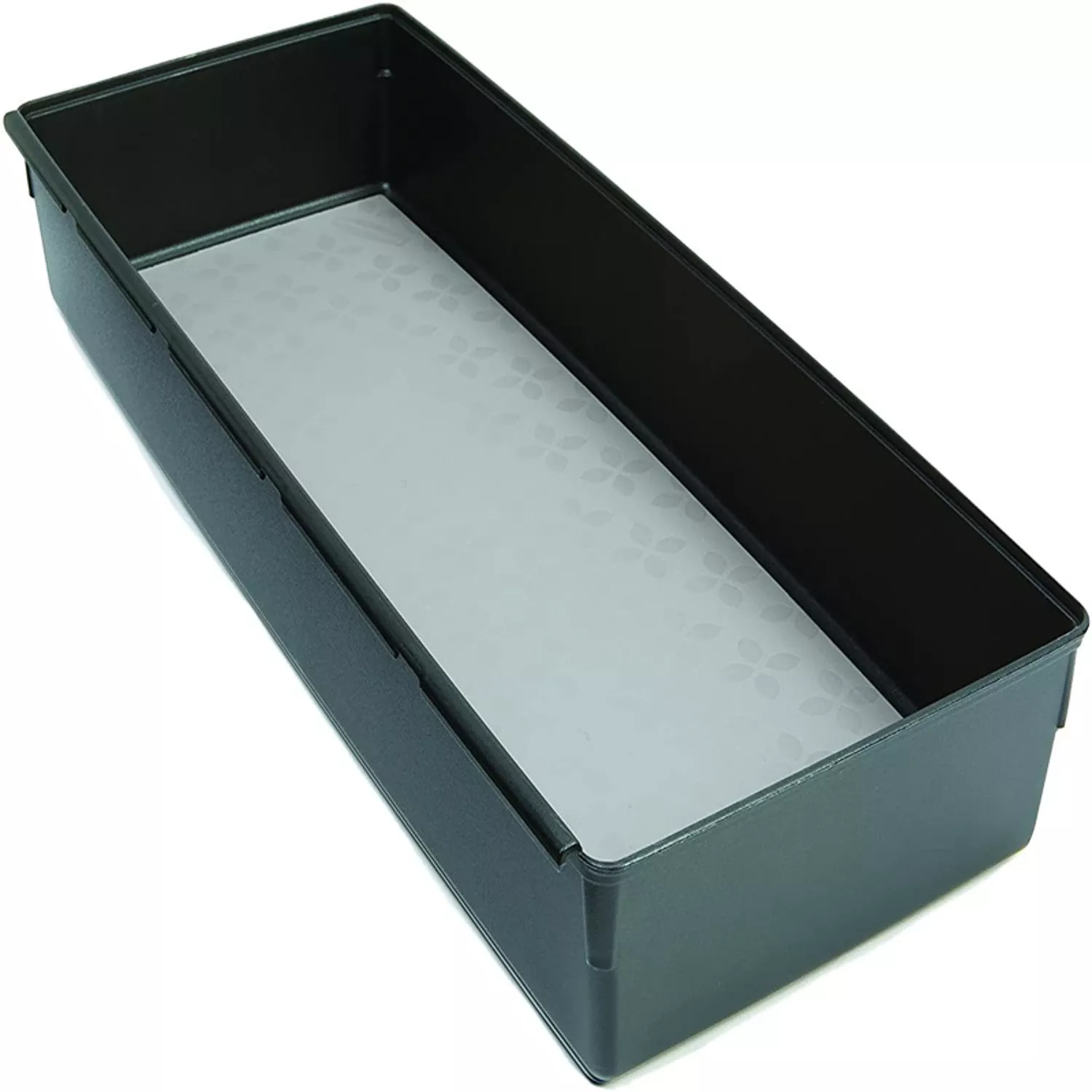 Plastic Drawer Organizer, White, 15 X 6 X 2-in.