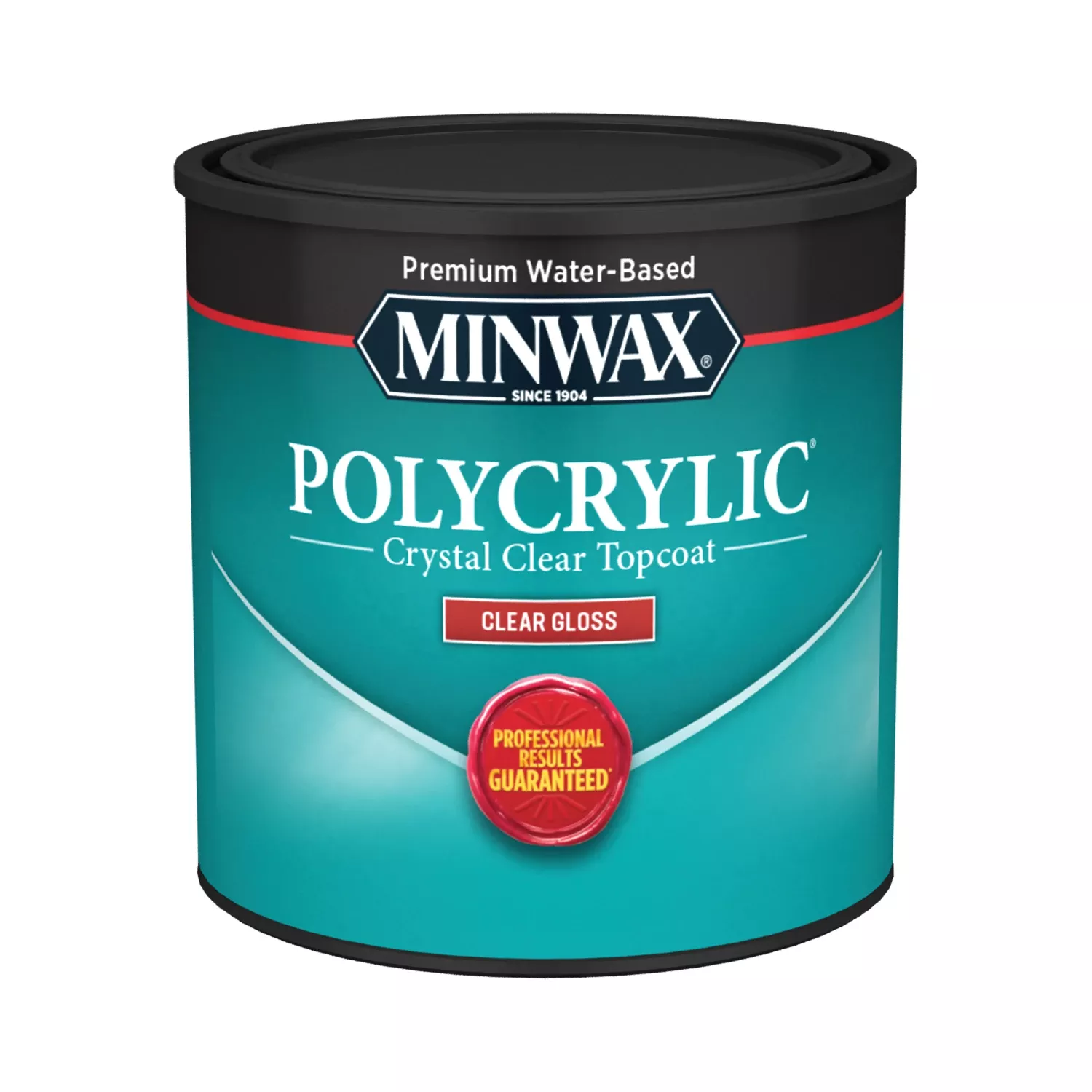 Polycrylic Protective Finish, Gloss Clear, 1/2 Pint