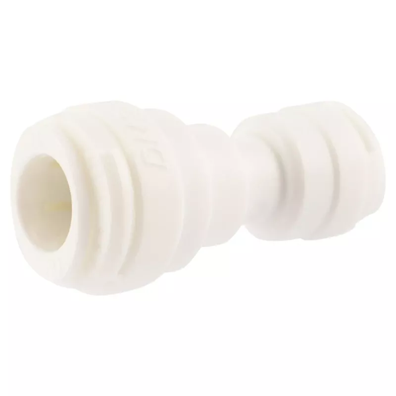Push To Connect 3/8 In. Ptc X 1/4 In. D Ptc Polypropylene Coupling