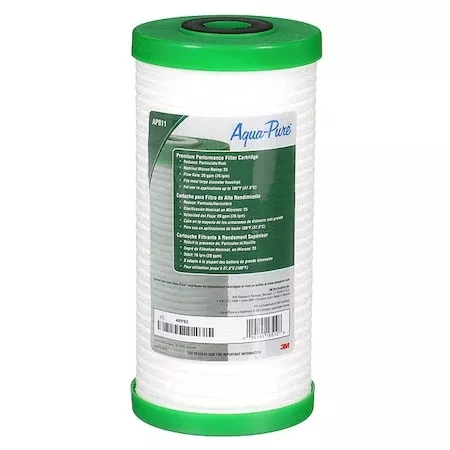 Quick Connect Filter, 20 gpm, 25 Micron, 4-5/8" O.D., 9 3/4 in H