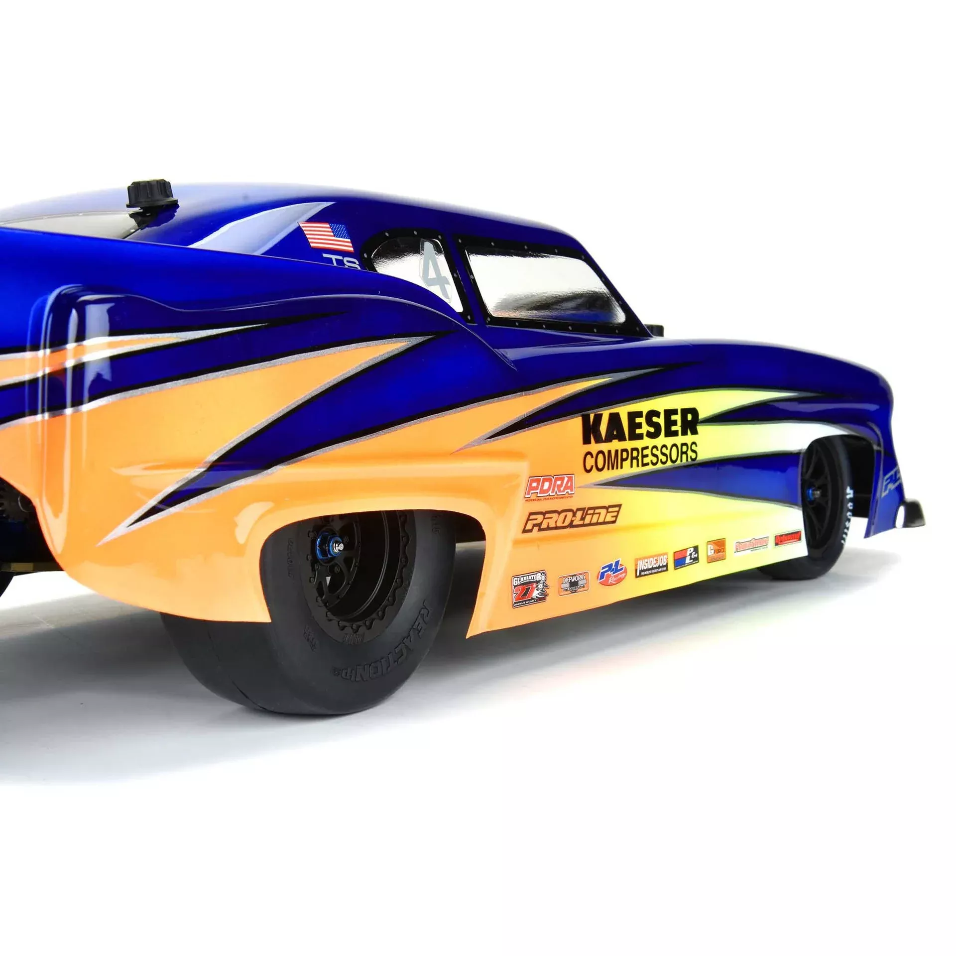 Reaction HP Belted Drag Slick 2.2/3.0 SCT S3 Compound Tires for 1/10 Drag Racing Rear (2) (PRO10170203)