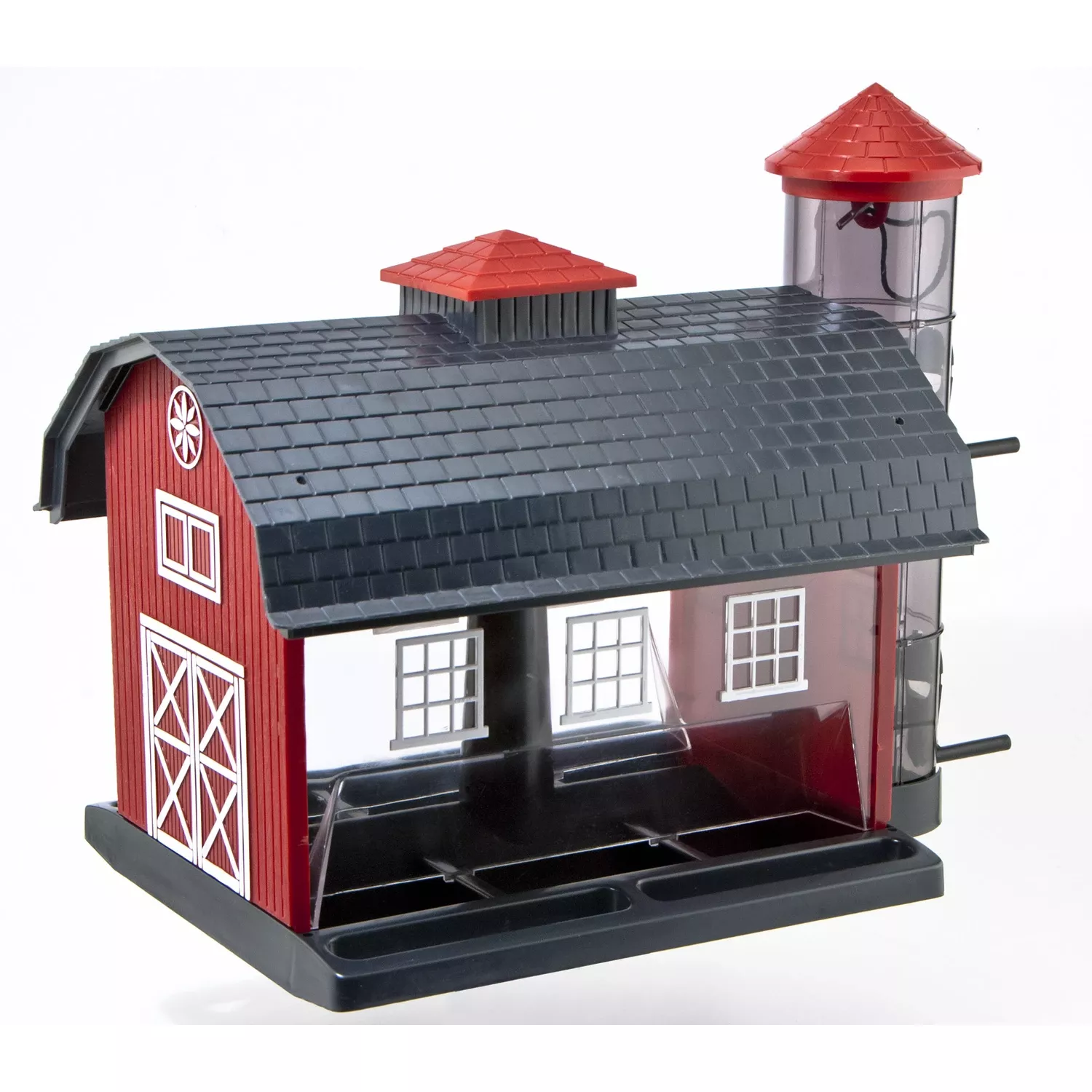 Red Barn Combo Bird Feeder, 7 Lb.