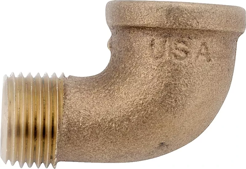 Rough Brass Street Elbow, 90 Degrees, 3/4 In.
