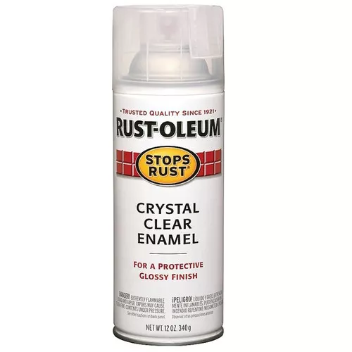 Rust-Oleum- Spray Enamel- Crystal Clear- Gloss- 12 Oz