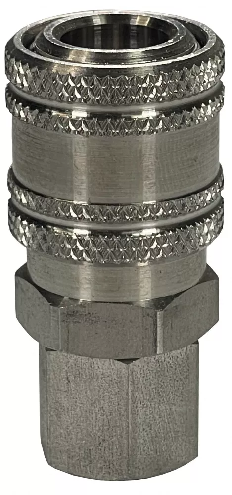 S23 | Stainless Steel Pneumatic Industrial Interchange Quick Coupler 1/4″
