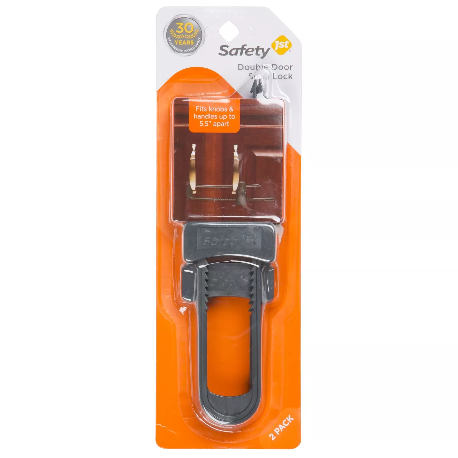 Safety 1st Black Plastic Cabinet Slide Locks 2 Pk