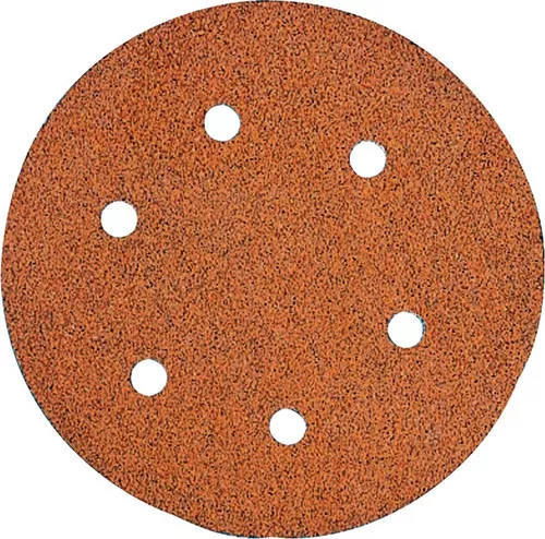 Sanding Disc- 6"- 150 Grit- 6 Hole- Hook & Loop- 5 Pack