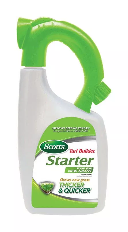 Scotts Turf Builder Lawn Starter Fertilizer – 600 sq ft Coverage For All Grass Types