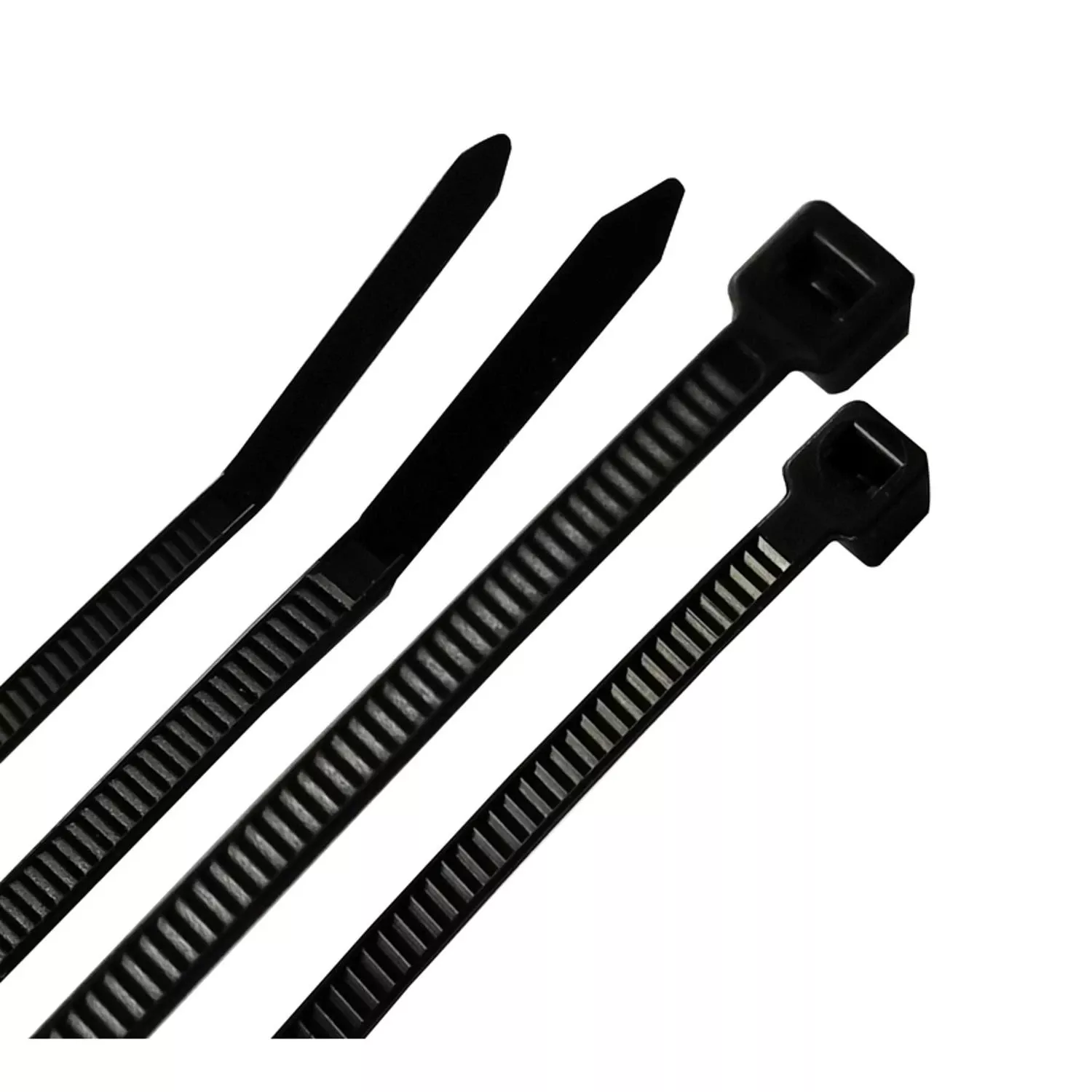 Steel Grip 4 And 8 In. L Black Cable Tie 200 Pk