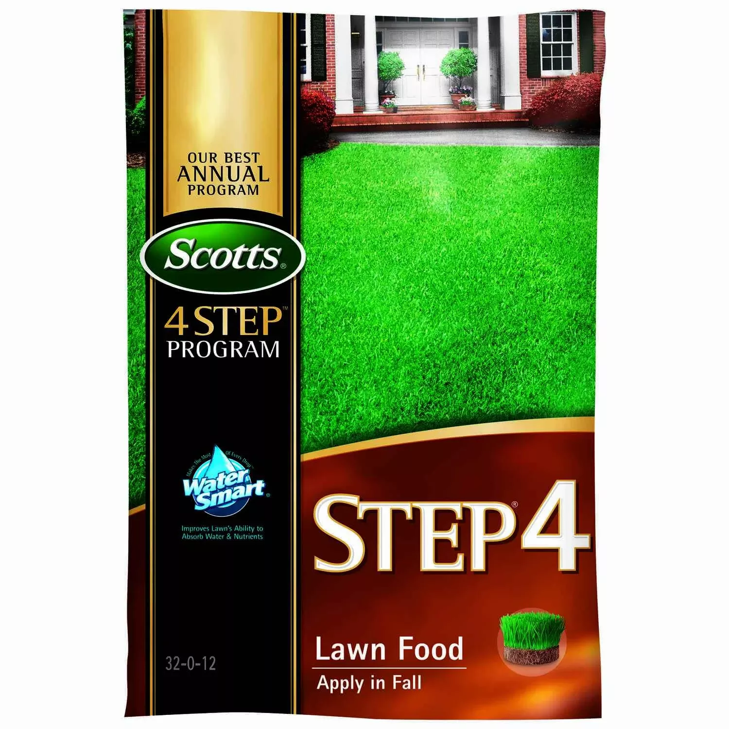 Step 4 Fall Lawn Food, 12.5 Lbs., Covers 5,000 Sq. Ft