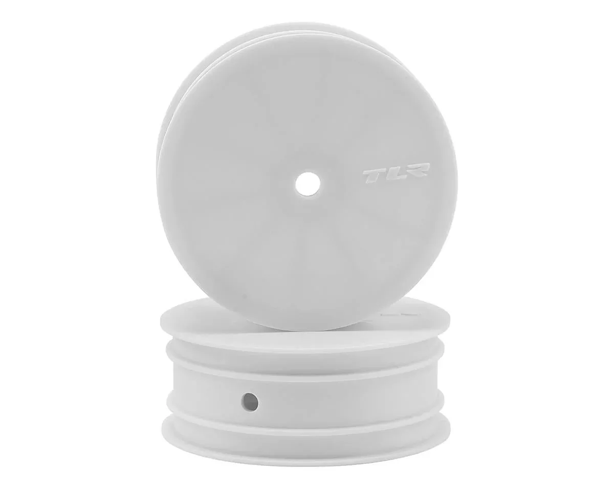 Stiffezel 2.2″ Front White Wheel for 22 4.0 (2) (TLR43017)