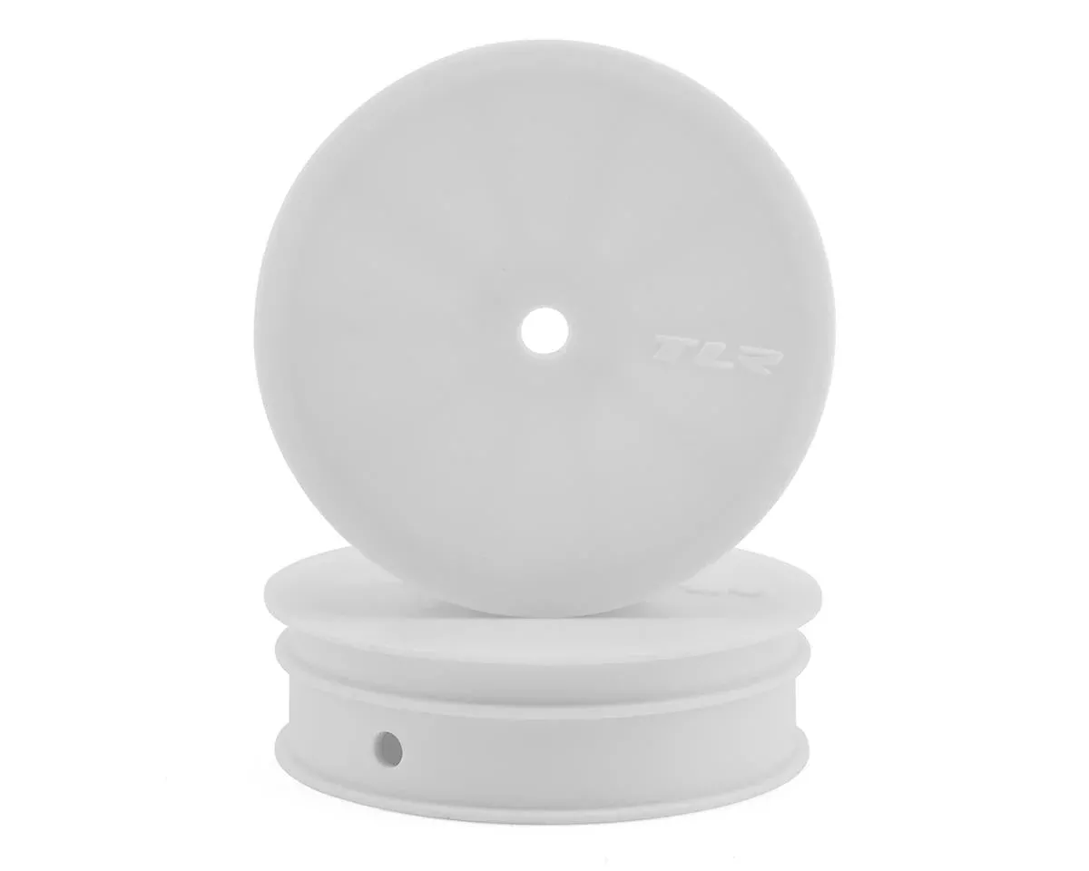 Stiffezel Narrow 2.2" Front White Wheel for 22 (2) (TLR43019)