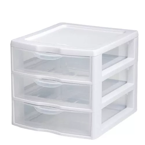 Storage- Cabinet With3 Drawers- Stackable