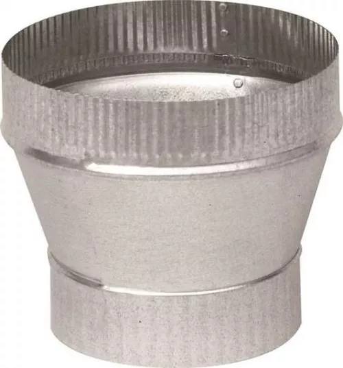 Stove Pipe- Galvanized- Increaser- 6" x 7"- 24 Ga