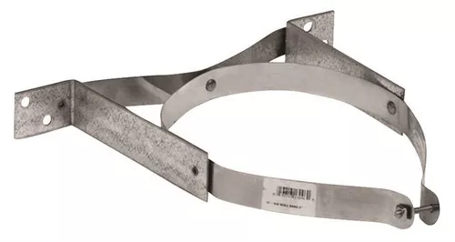 Stove Pipe- Wall Support- 6" Double Wall