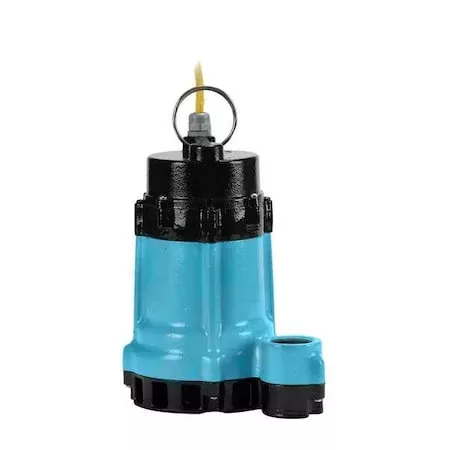 SubmersibleSumpPump,15ft,10.5A,0.5hp
