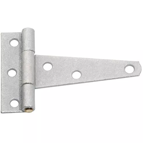 T Hinge- 3"- 6 Hole- Galvanized Steel- 2 Pack