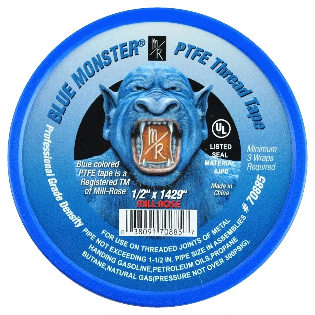 Teflon Tape-Ptfe Blue Monster – Heavy-Duty Brass