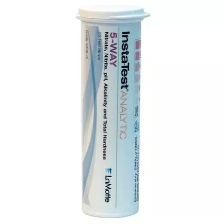 Test Strips 5in1, Nitrate, pH, Alkalinity, PK25