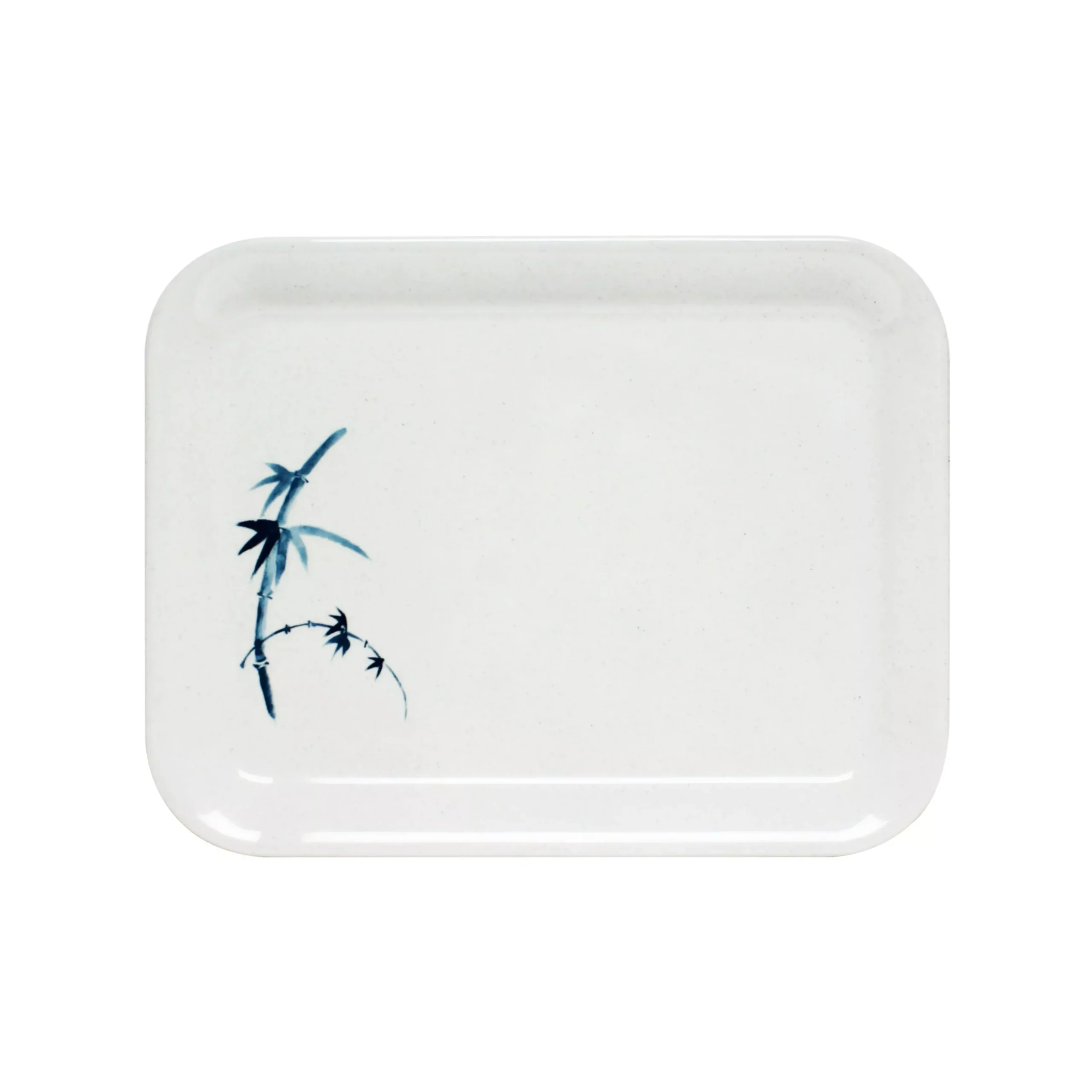 Thunder Group 0903BB 17 Inch Serving Tray Break-resistant Blue Bamboo Melamine