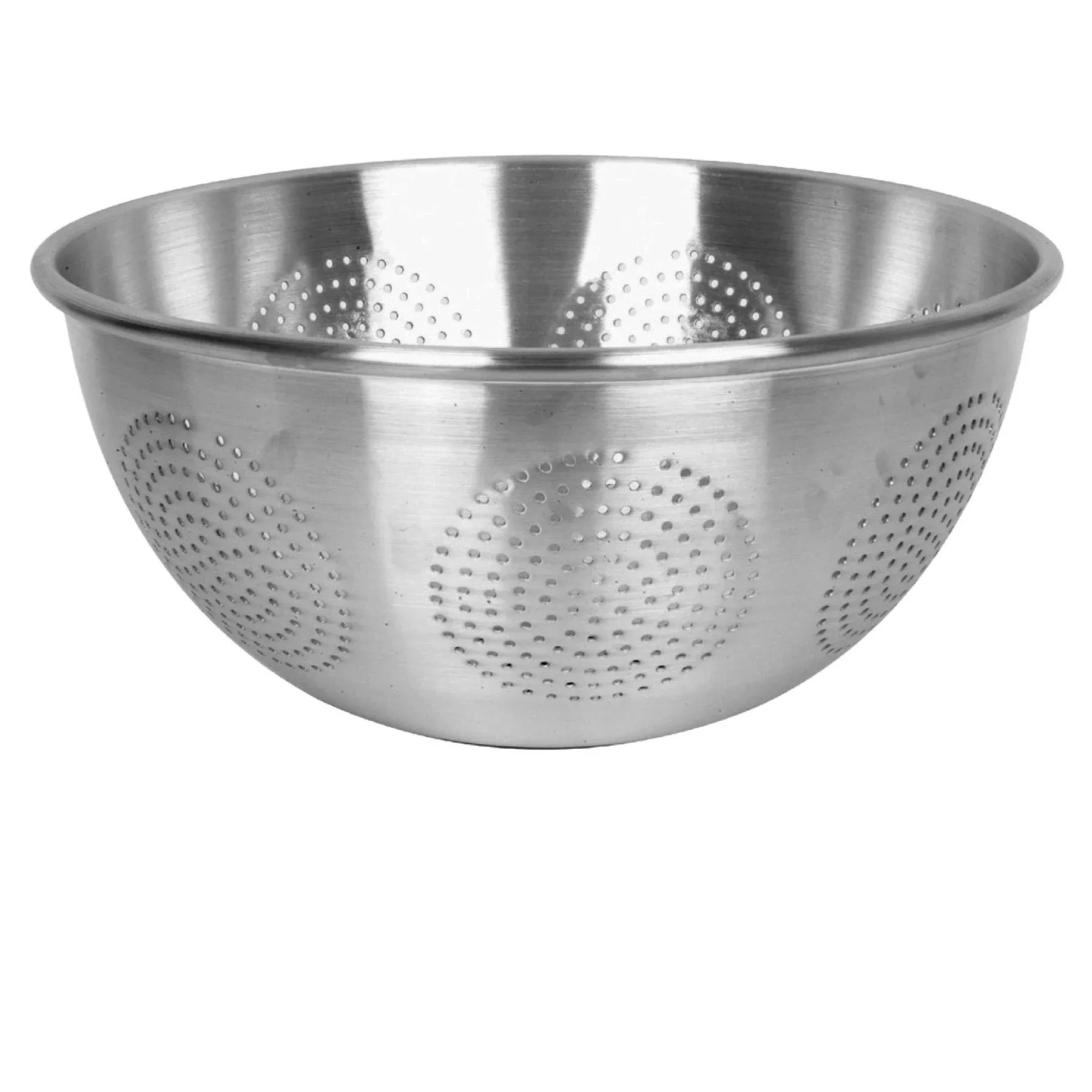 Thunder Group ALSKAC002 15 Quart Colander Perforated Rolled Edge Aluminum