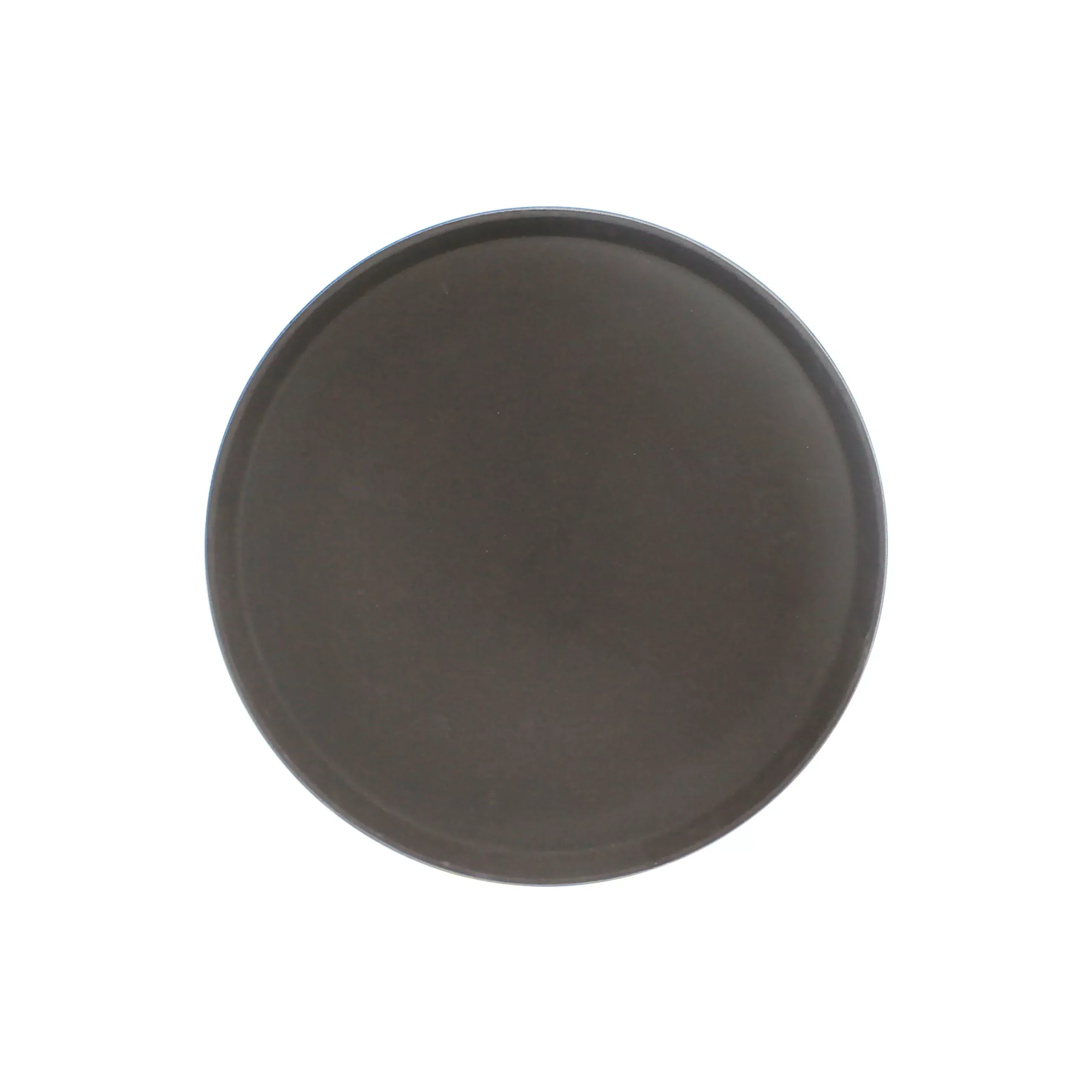 Thunder Group PLST1600BR 16 Inch Diameter Slip Resistant Serving Tray Brown Polypropylene