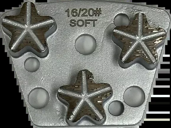 Trapezoid Quick Change Star Segments