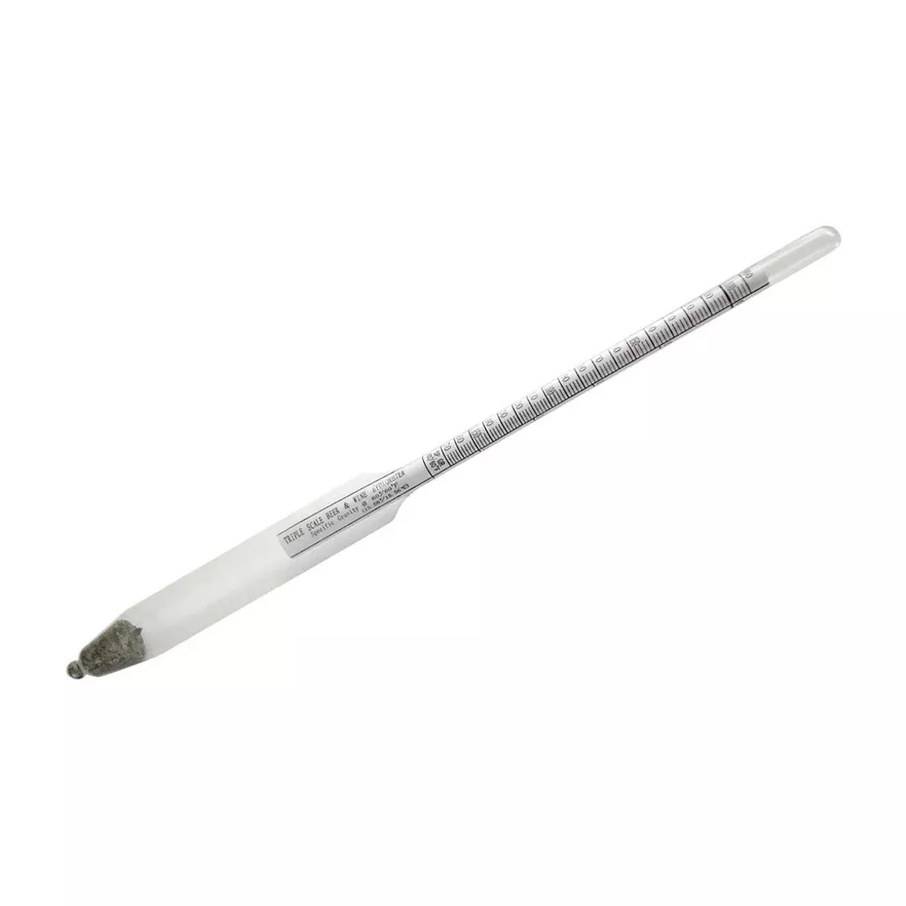 Triple Scale Glass Hydrometer – Specific Gravity, Brix, and Potential ABV