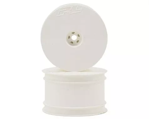 Velocity 2.2″ White Wheels with 12mm Hex for 1/10 2WD Buggy/B6/22/RB6/ZX6 Rear (2) (PRO273604)