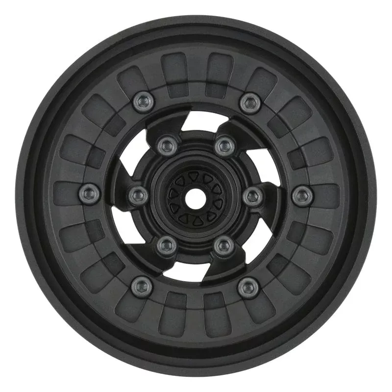 Vice Crushlock 2.6″ Black Wheels with 12mm Hex for 1/10 Rock Crawler (2) (PRO278903)