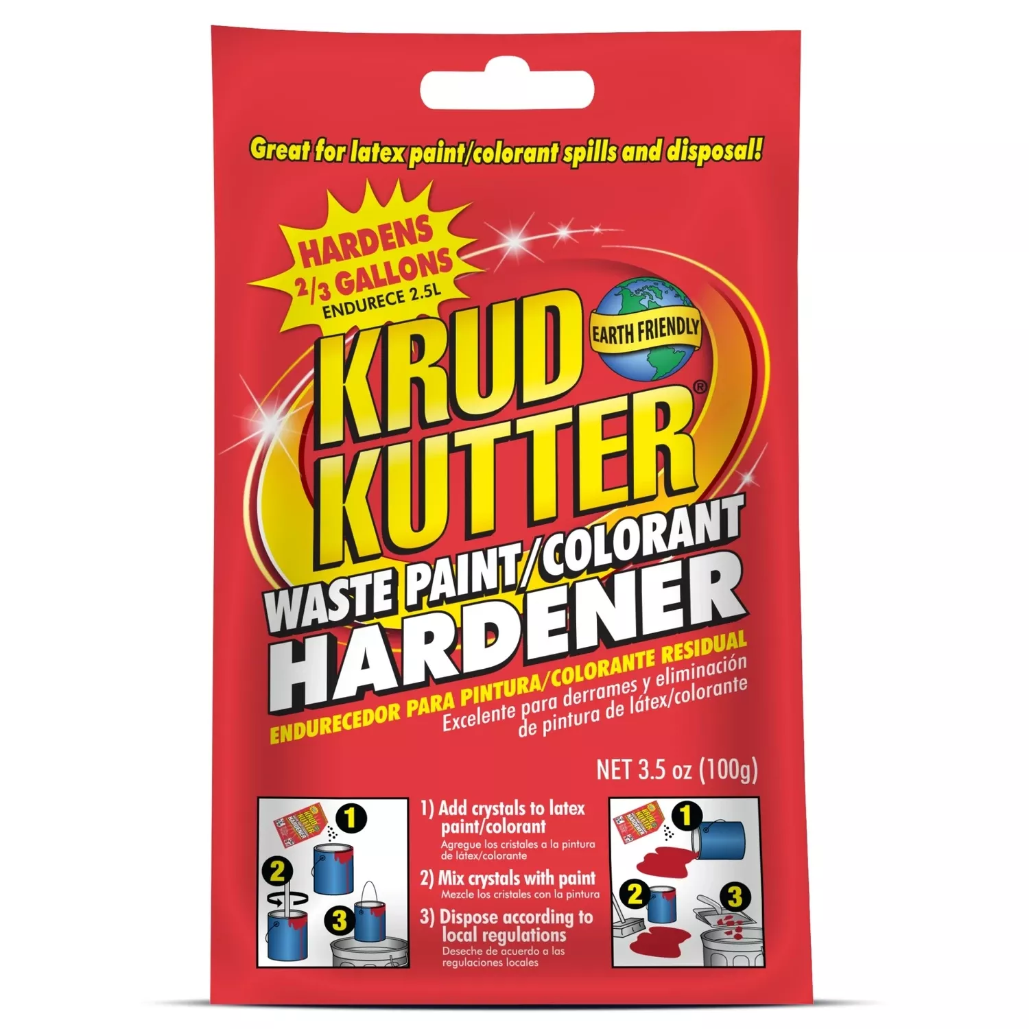 Waste Paint Hardener, 3.5-oz.