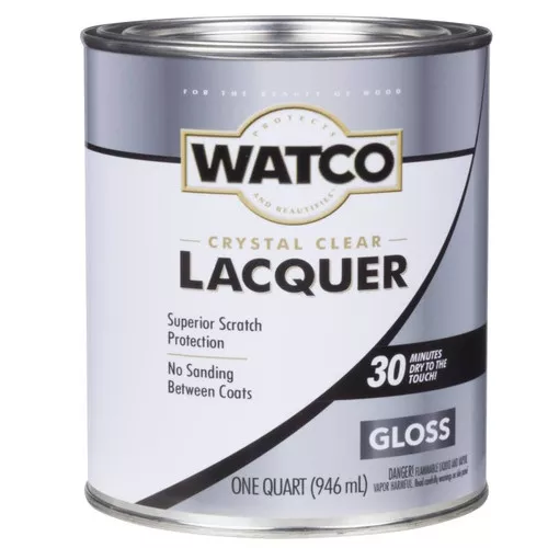 Watco- Lacquer- Clear- Gloss- Quart