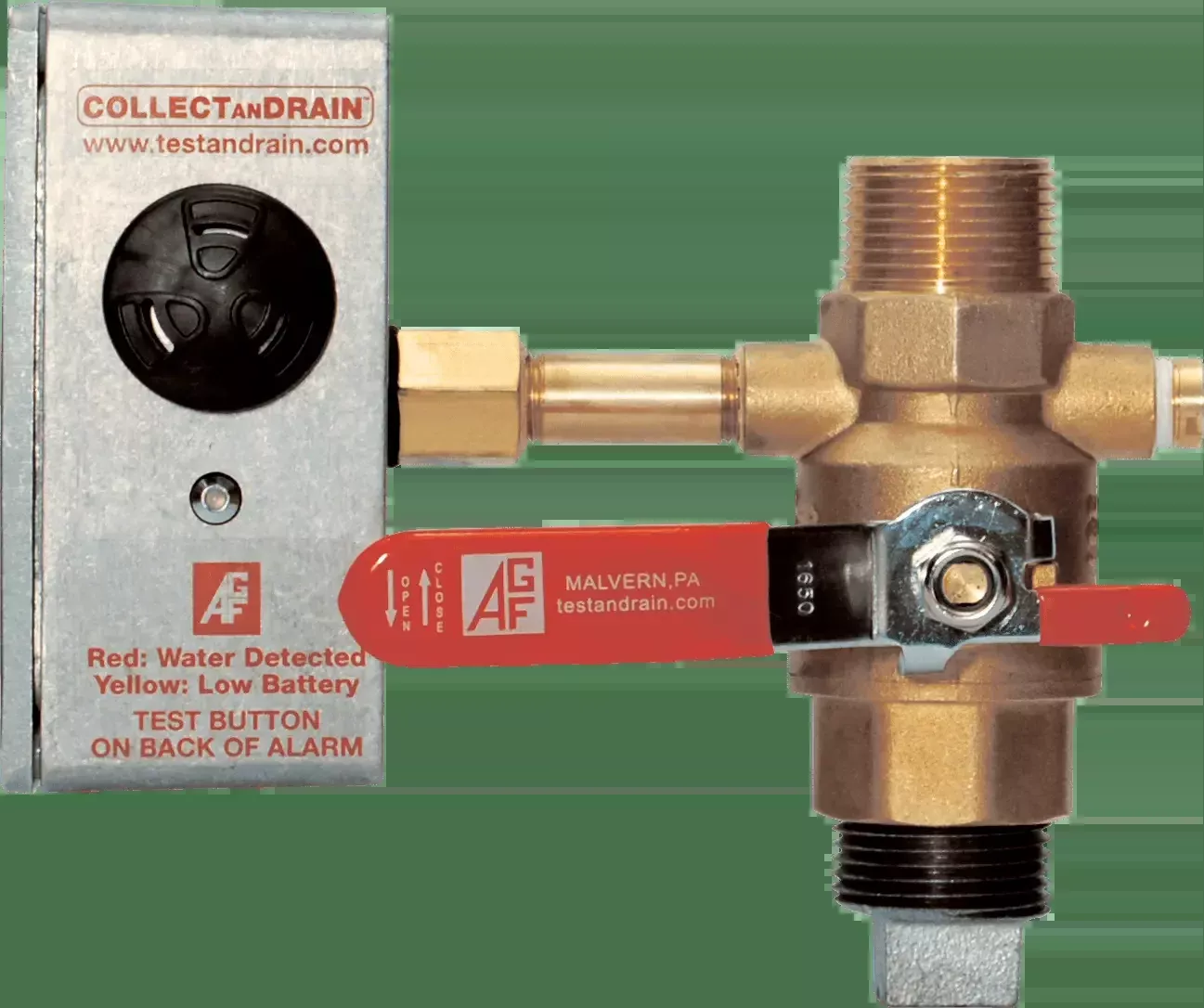Water Detection Alarm With BV For Dry Fire Systems