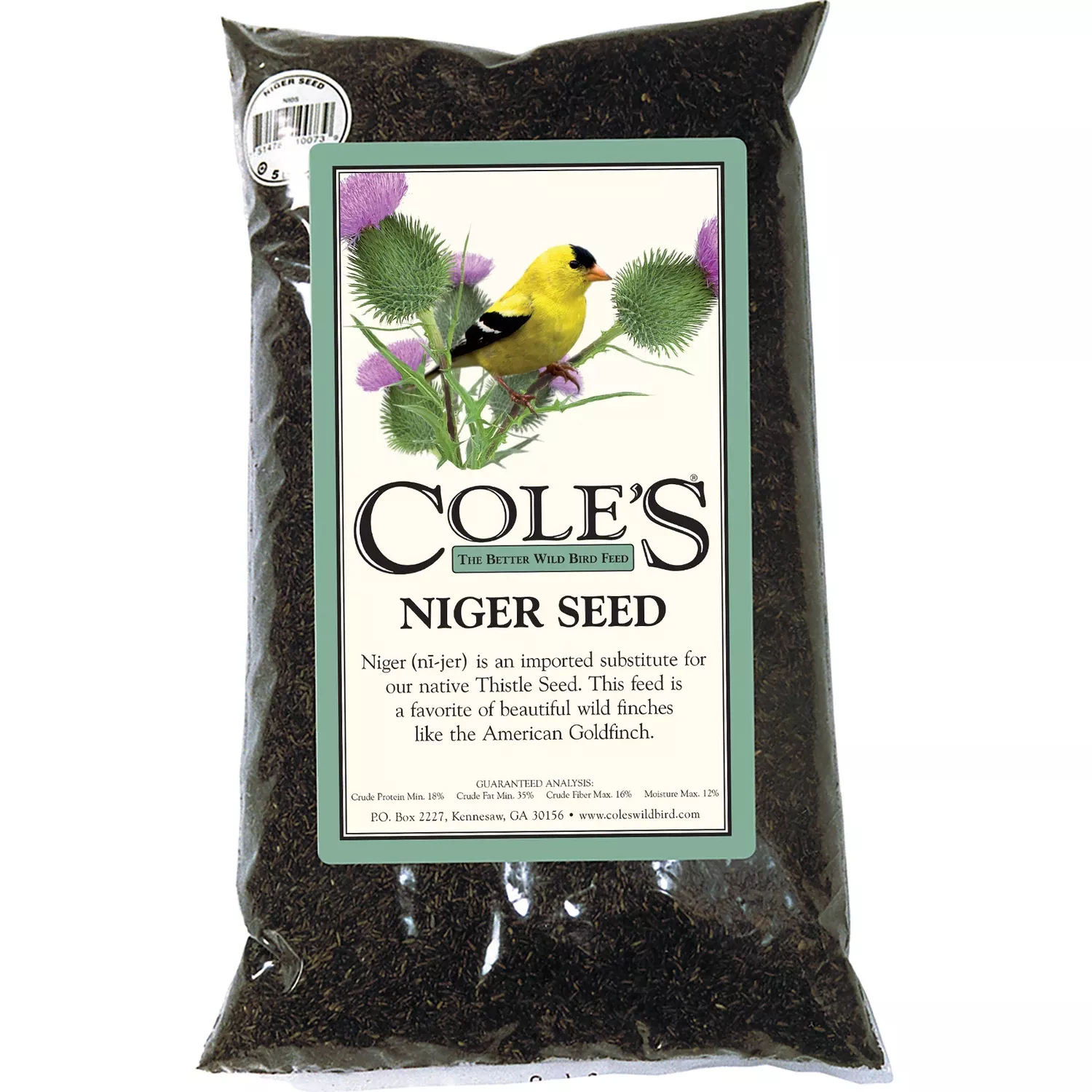 Wild Bird Food, Niger Seed, 5-lbs.