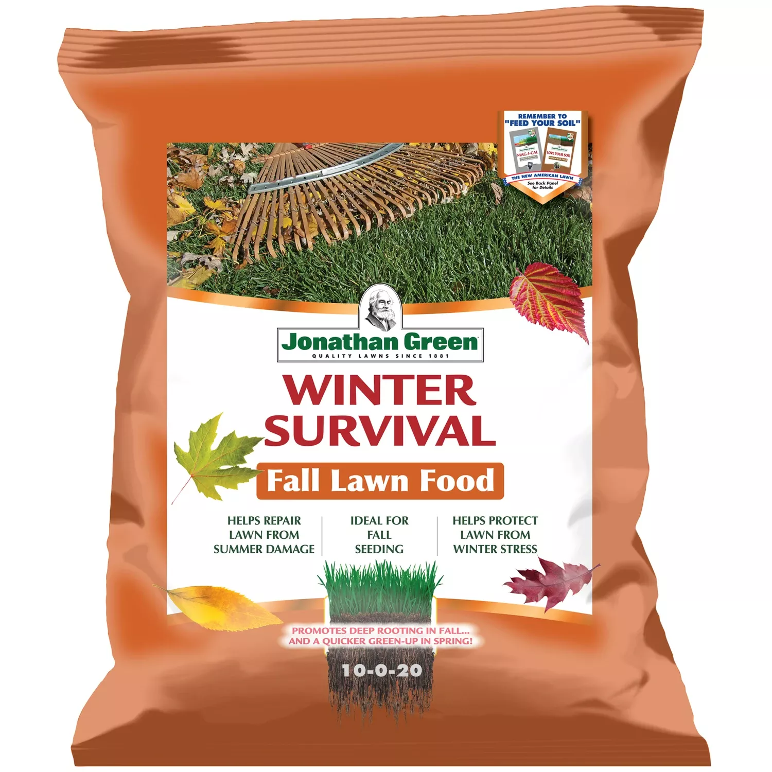 Winter Survival Fall Lawn Fertilizer, Covers 5,000 Sq. Ft.