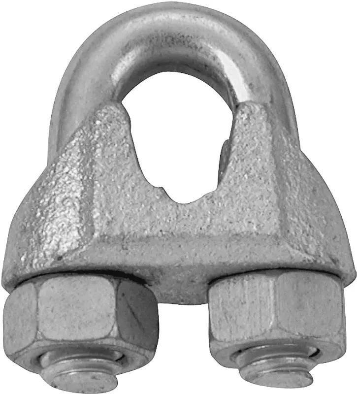 Wire Rope Clip, Galvanized, 3/4-in.