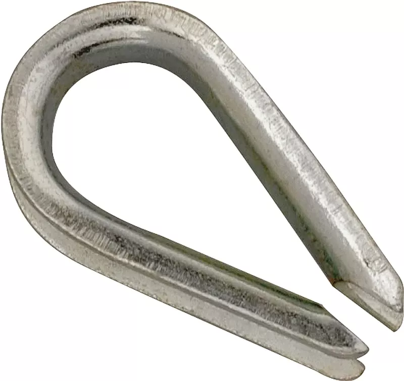Wire Rope Thimble, Galvanized, 5/8-in.