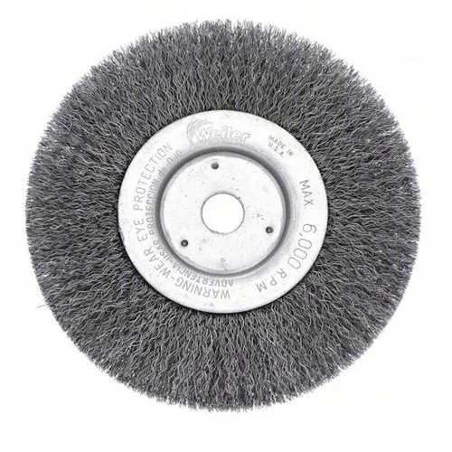 Wire Wheel Brush- 5″- Fine- 1/2″ & 5/8″ Arbor