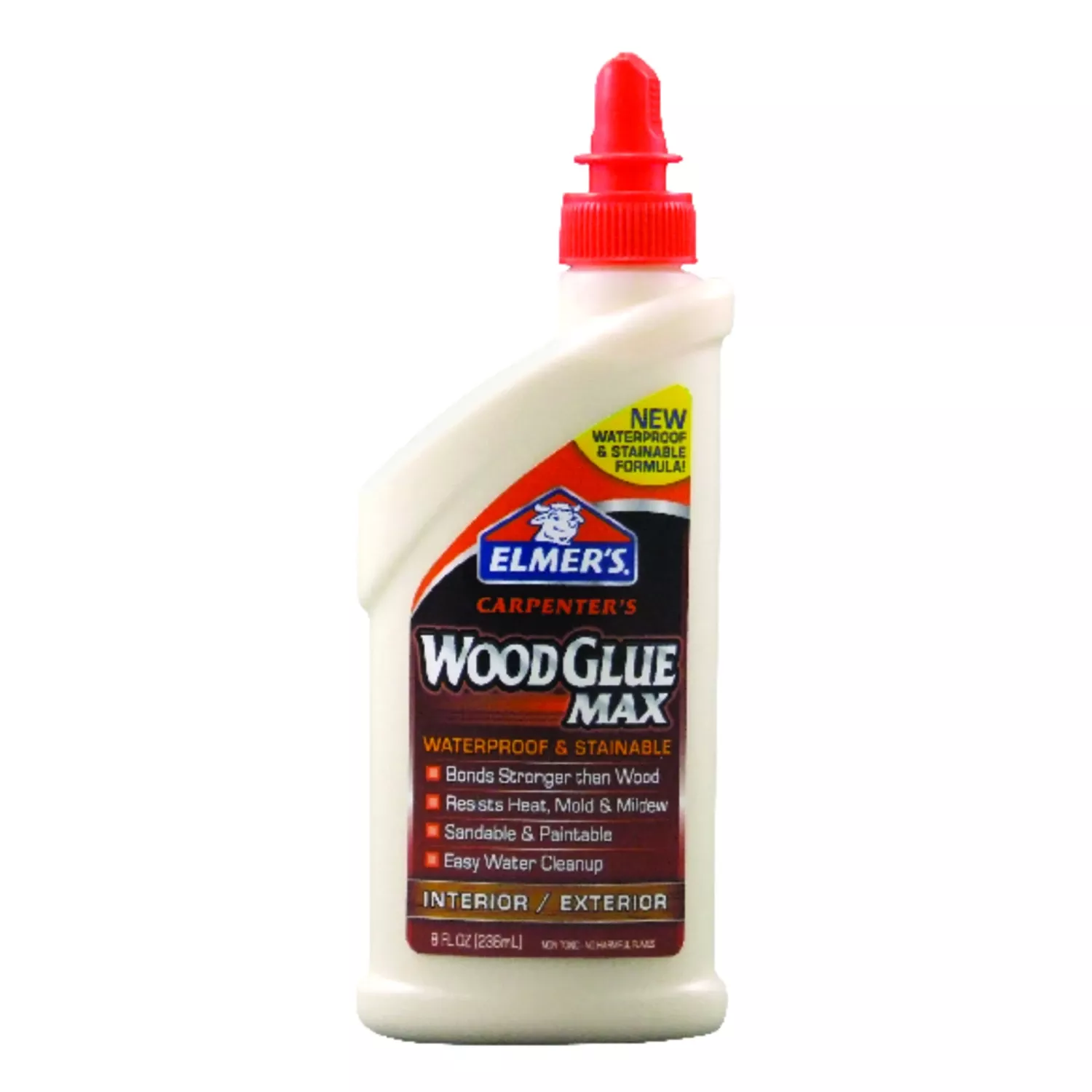 Wood Glue, Stainable, 8-oz.