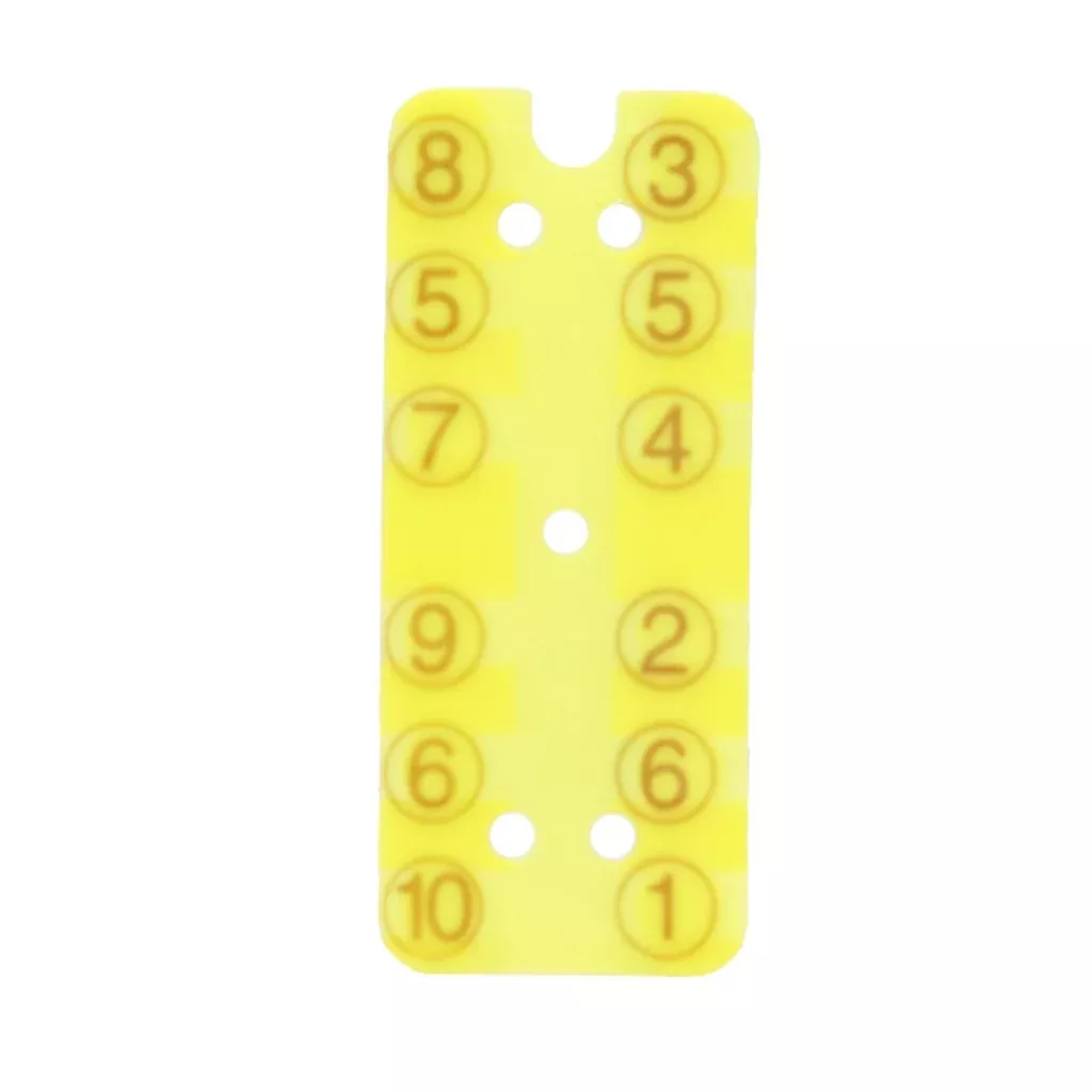 Wunder-Bar Locking Hat Plug for 10-Button Bargun Plates