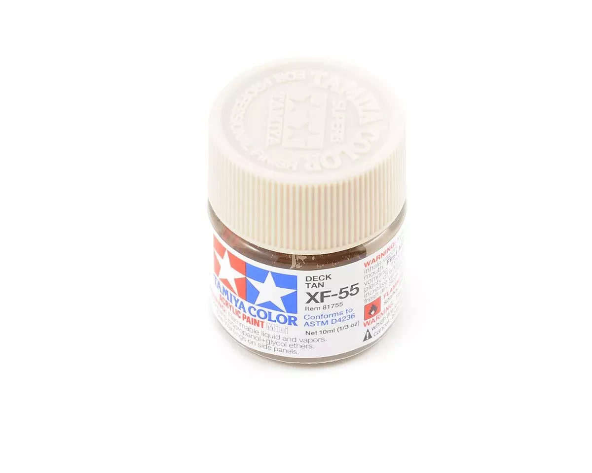 XF-55 Flat Deck Tan Acrylic Paint 10ml Bottle (TAM81755)