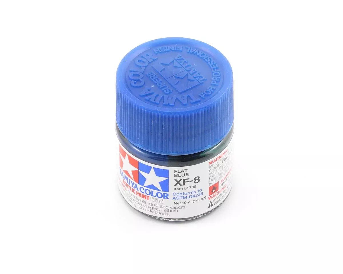 XF-8 Flat Blue Acrylic Paint 10ml Bottle (TAM81708)