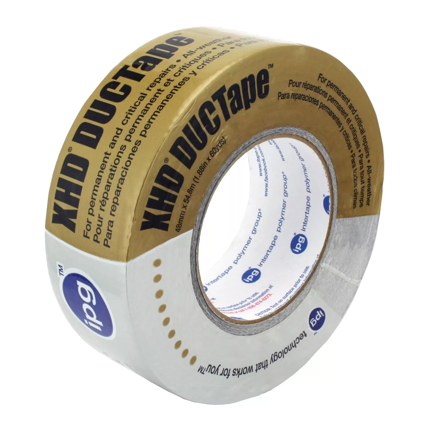 Xhd Duct Tape 1.88 In. X 60 Yd. Heavy-duty Silver