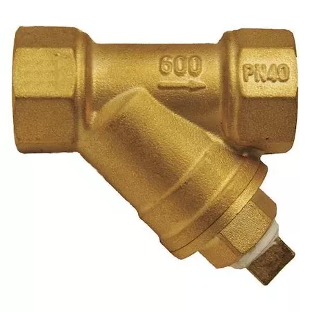 Y Strainer, 1-1/2″ Pipe, FNPT x FNPT, Forged Brass, 600 psi
