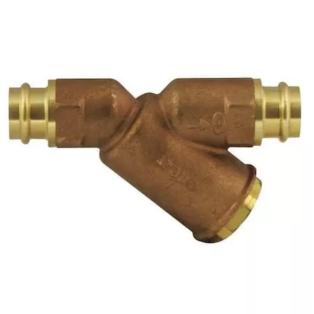 Y Strainer, 1/2″ Pipe, Press, Lead Free Bronze, 250 psi