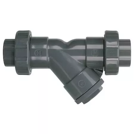 Y Strainer, 1" Pipe, Threaded, PVC, 150 psi