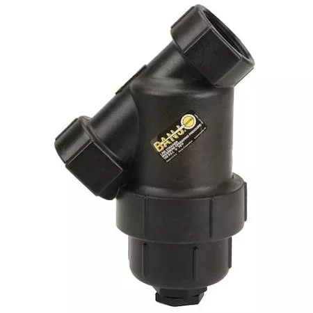 Y Strainer, Stainless Steel 80 Mesh, 2 in Pipe, FNPT x FNPT, Polypropylene, 141 PSI, 9-5/8 in H